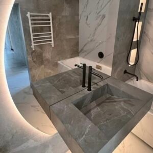 custom bathroom porcelain sink
