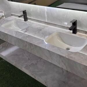 Countertop for inset or under-mount basins/sinks  800mm-1200mm (Surface-mounted )