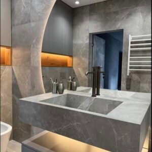 bespoke porcelain single washbasin /sink  800mm-1200mm wall mounted