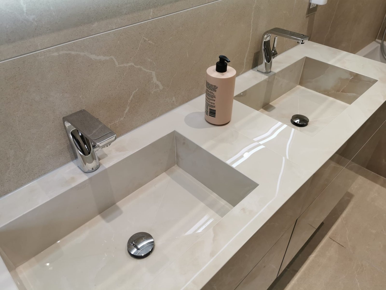 Bespoke Porcelain Vanity unit double washbasin ( Wall mounted) - Image 3